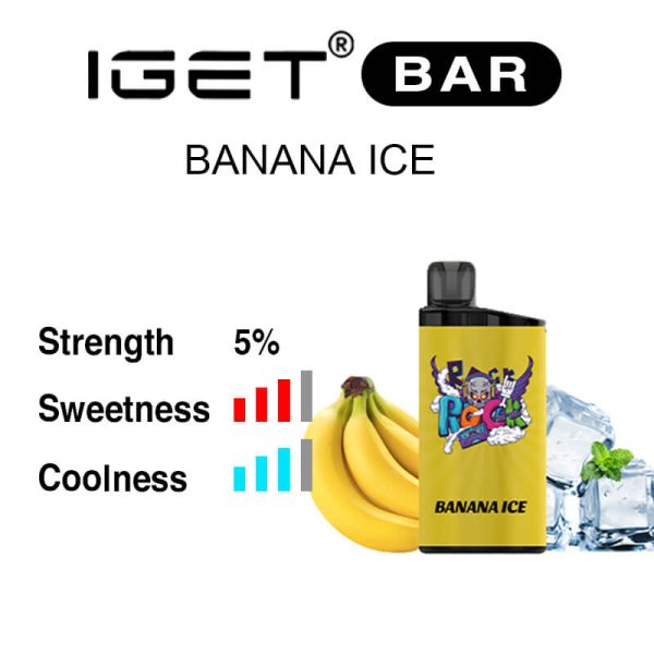 Banana Ice IGET Bar flavour review