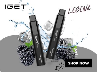 Blackberry Ice IGET Legend flavours review in 2023