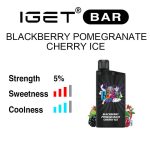 Blackberry Pomegranate Cherry Ice IGET Bar flavour review