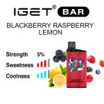 Blackberry Raspberry Lemon IGET Bar flavour review