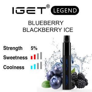 Blueberry Blackberry Ice IGET Legend flavour