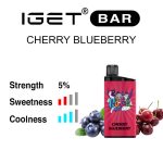 Cherry Blueberry IGET Bar flavour review