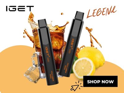 Cola Lemon Soda IGET Legend flavours review in 2023