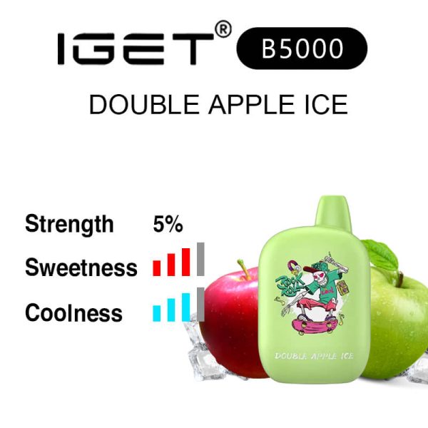 Double Apple Ice IGET B5000 flavour