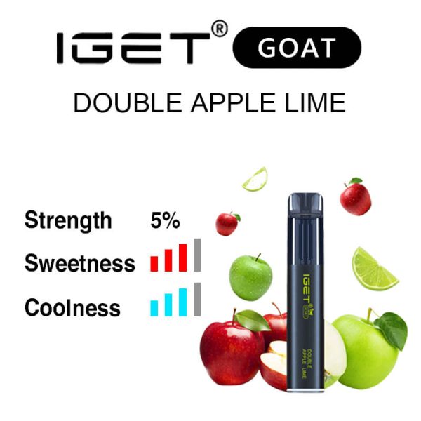 Double Apple Lime IGET Goat flavour