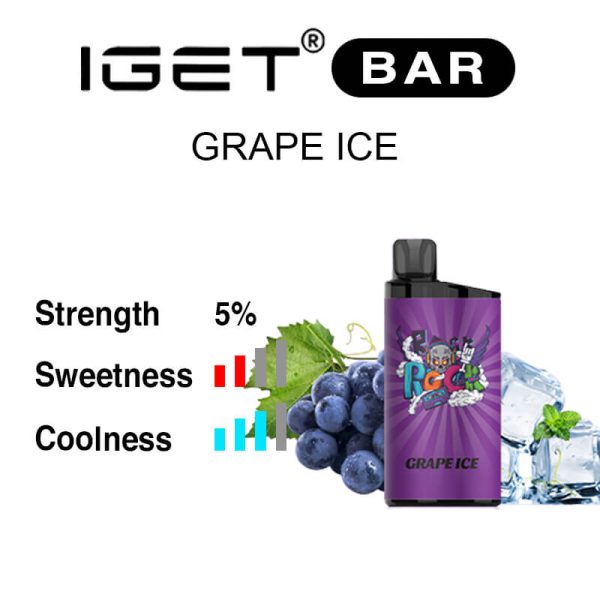 Grape Ice IGET Bar flavour review