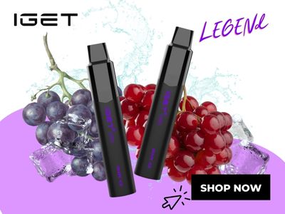 Grape Ice IGET Legend flavours review in 2023