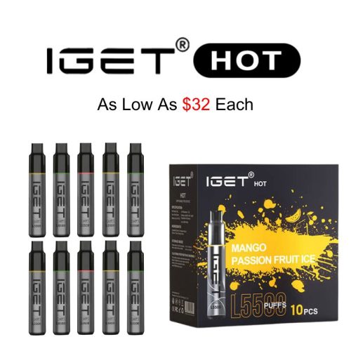 IGET Hot mixed flavours box 10pcs