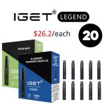 IGET Legend Mixed Flavours Box (20PCS)