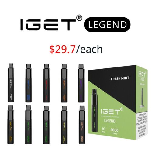 IGET Legend Box 10pcs mixed flavours