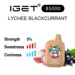 Lychee Blackcurrant IGET B5000 flavour