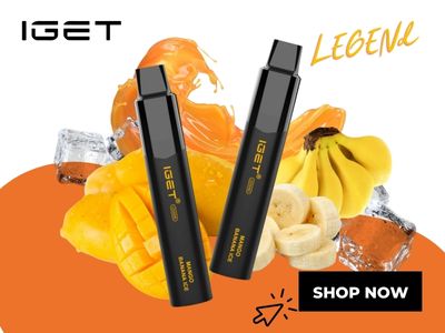 Mango Banana Ice IGET Legend flavours review in 2023