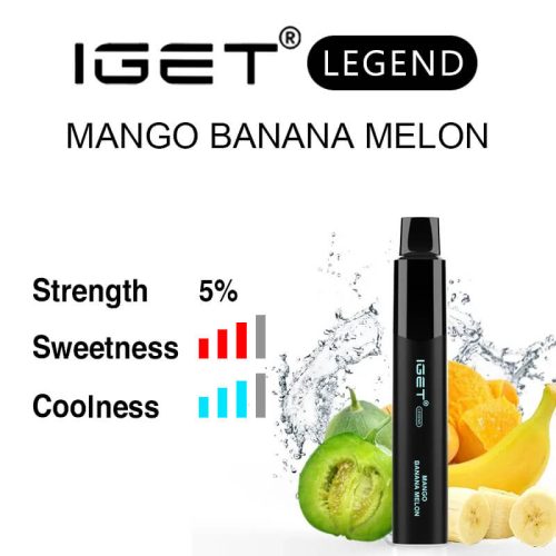 Mango Banana Melon IGET Legend flavour review