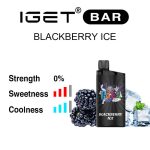 nicotine free Blackberry Ice IGET Bar flavour review