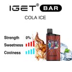 nicotine free Cola Ice IGET Bar flavour review