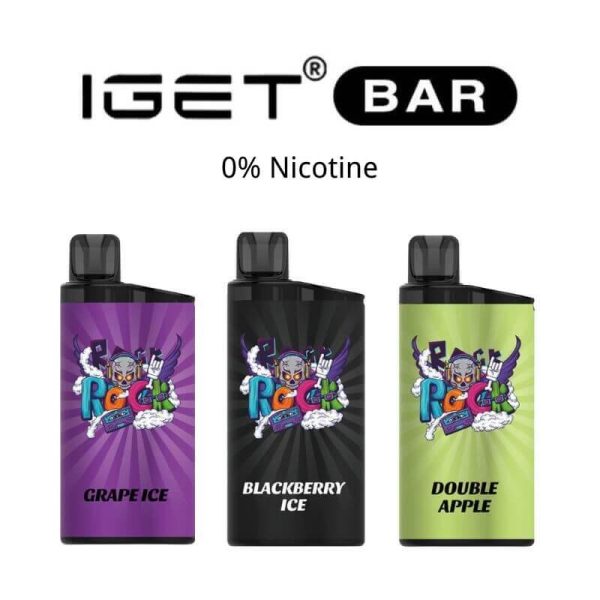 nicotine free IGET Bar bundle 3pcs free shipping