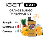 Orange Mango Pineapple Ice IGET Bar flavour review
