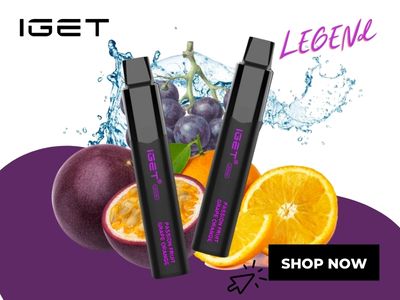 Passion Fruit Grape Orange IGET Legend flavours review in 2023