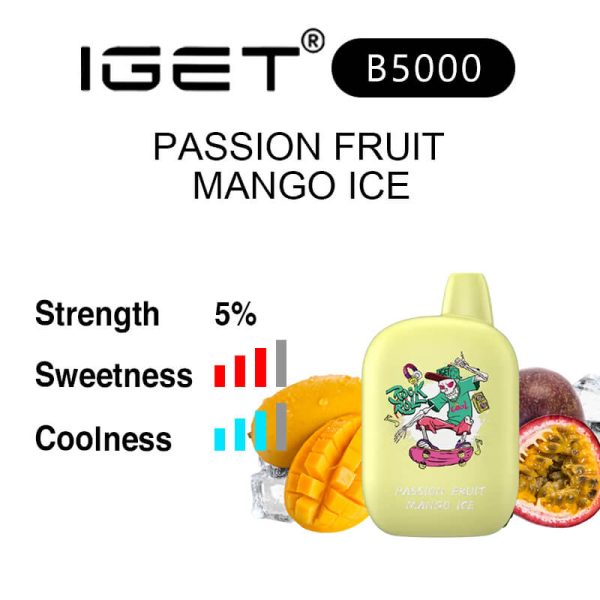 Passion Fruit Mango Ice IGET B5000 flavour