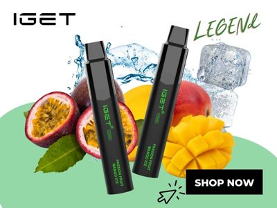 Passion Fruit Mango Ice IGET Legend flavours review in 2023