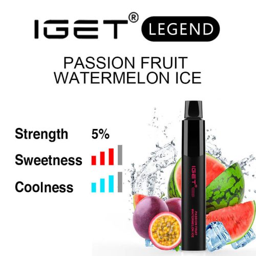 Passion Fruit Watermelon Ice IGET Legend flavour review