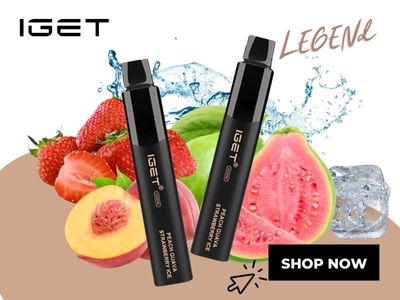Peach Guava Strawberry Ice IGET Legend flavours review in 2023