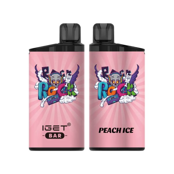 Peach Ice IGET Bar flavour