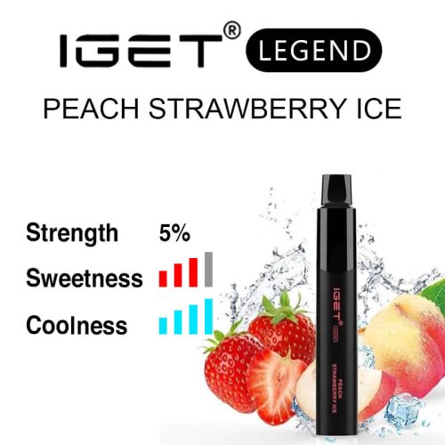 Peach Strawberry Ice IGET Legend flavour review