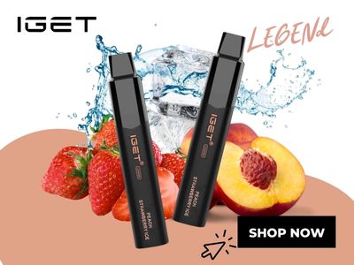 Peach Strawberry Ice IGET Legend flavours review in 2023