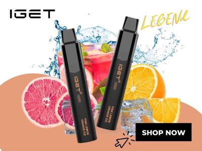 Pink Lemon Orange Ice IGET Legend flavours review in 2023