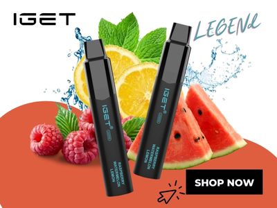 Raspberry Watermelon Lemon IGET Legend flavours review in 2023