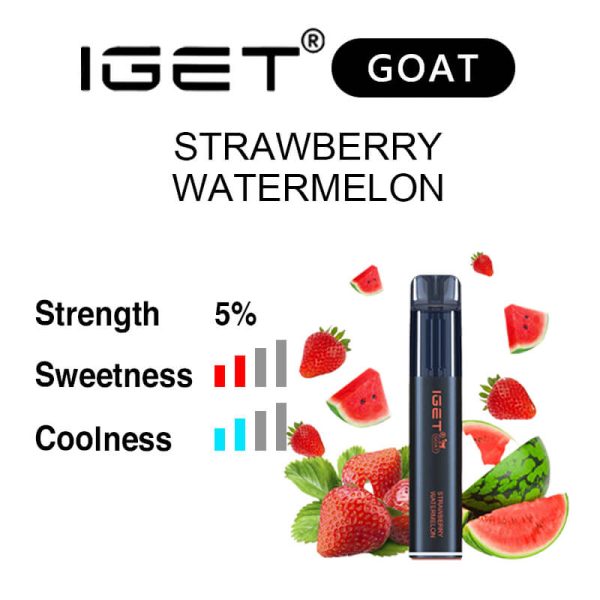 Strawberry Watermelon IGET Goat flavour